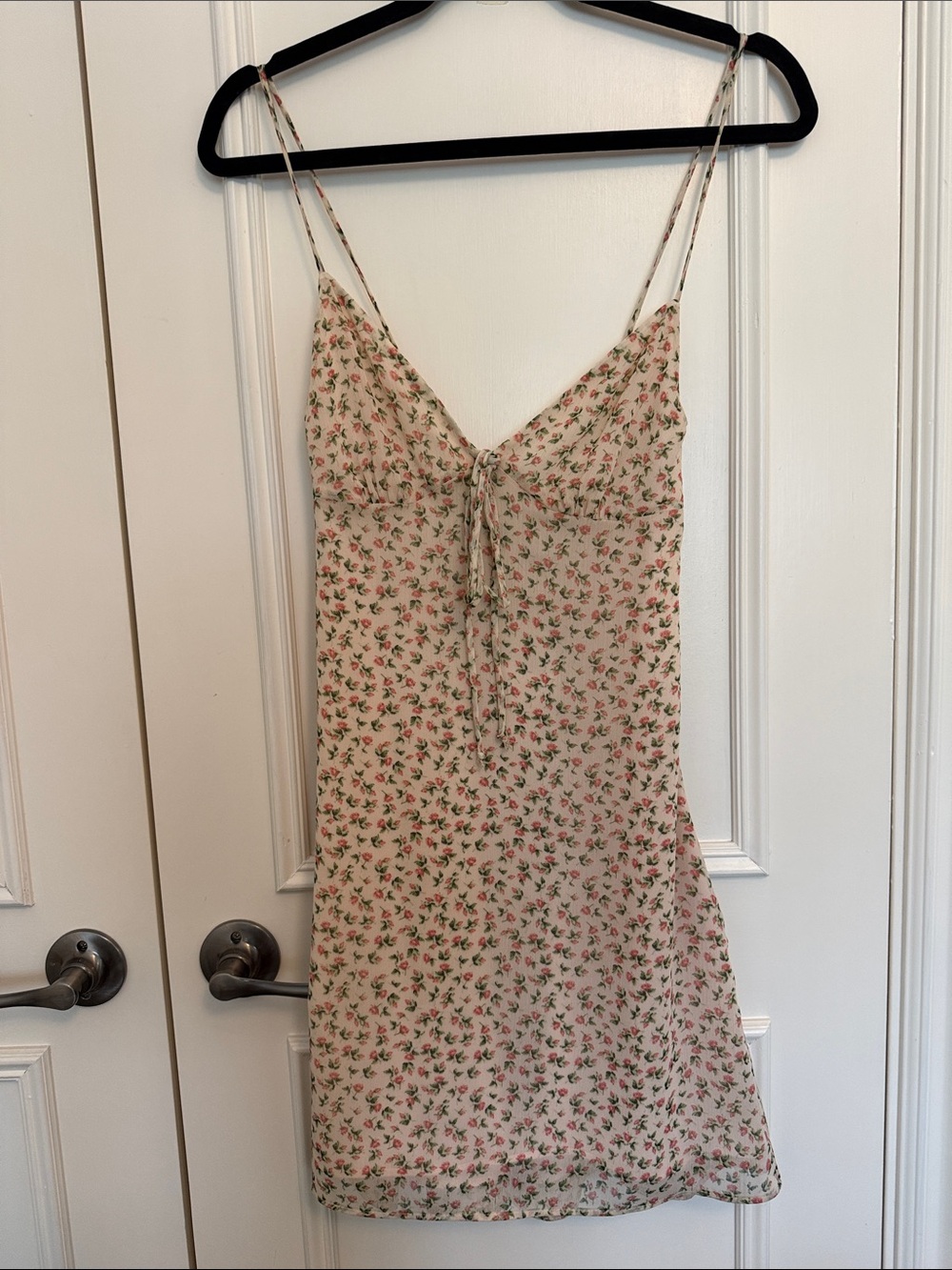 Floral Slip Dress with open back